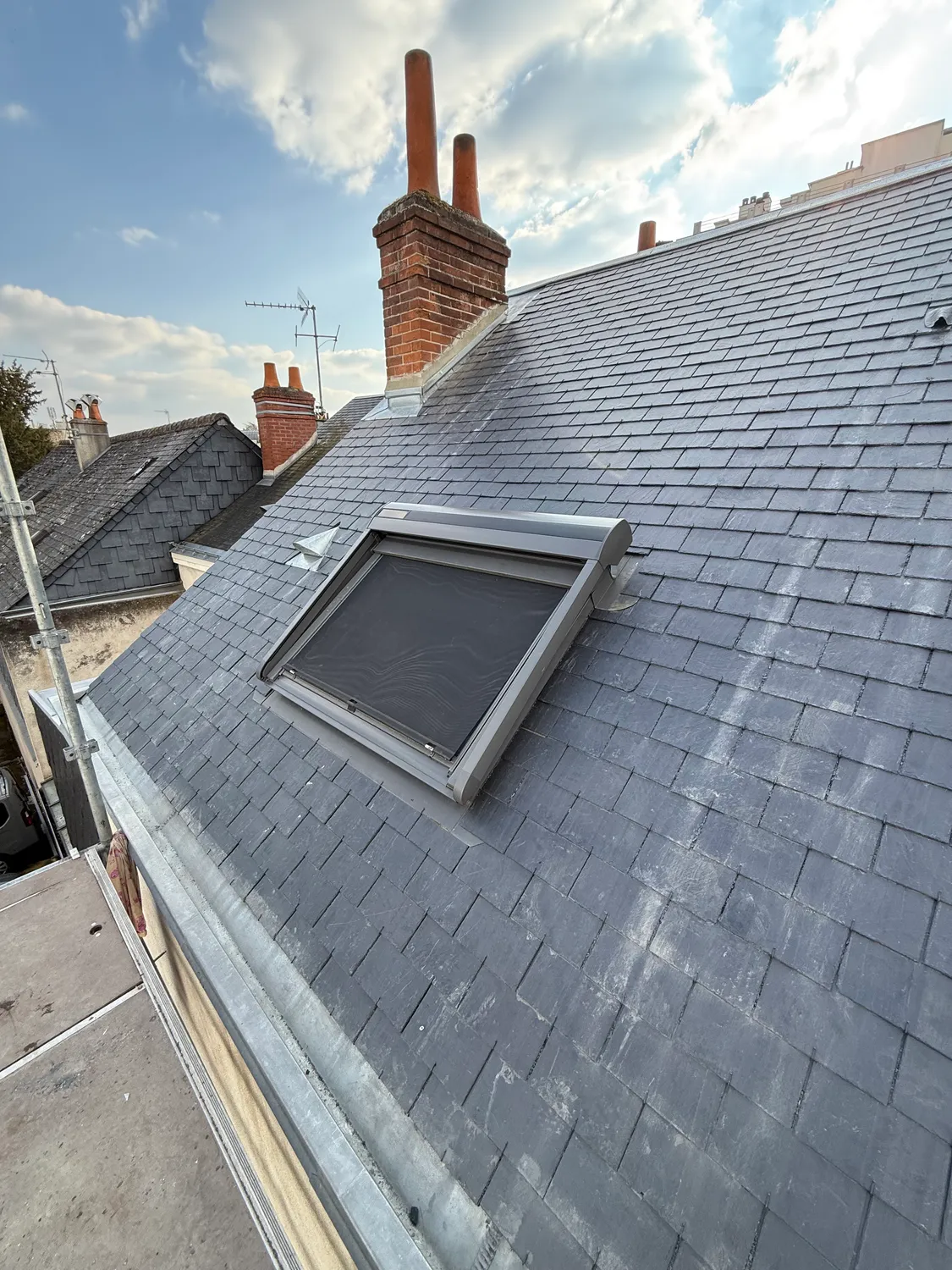 demoussage toiture tours